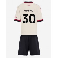 Liverpool Jeremie Frimpong #30 Vonkajší Detský futbalový dres 2025-26 Krátky Rukáv (+ trenírky)